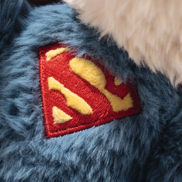 Steiff DC Superhero Teddy Bear - Officially Licensed Plush Toy Collectible Premium Soft Stuffed Animal for Kids & Collectors, DC Superman 12" Tall - Image 5