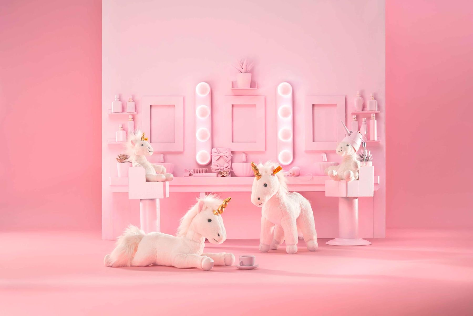 Steiff Handcrafted Since 1880 Premium Plush Classic Stuffed Animal - 11" Unica Unicorn - Image 3