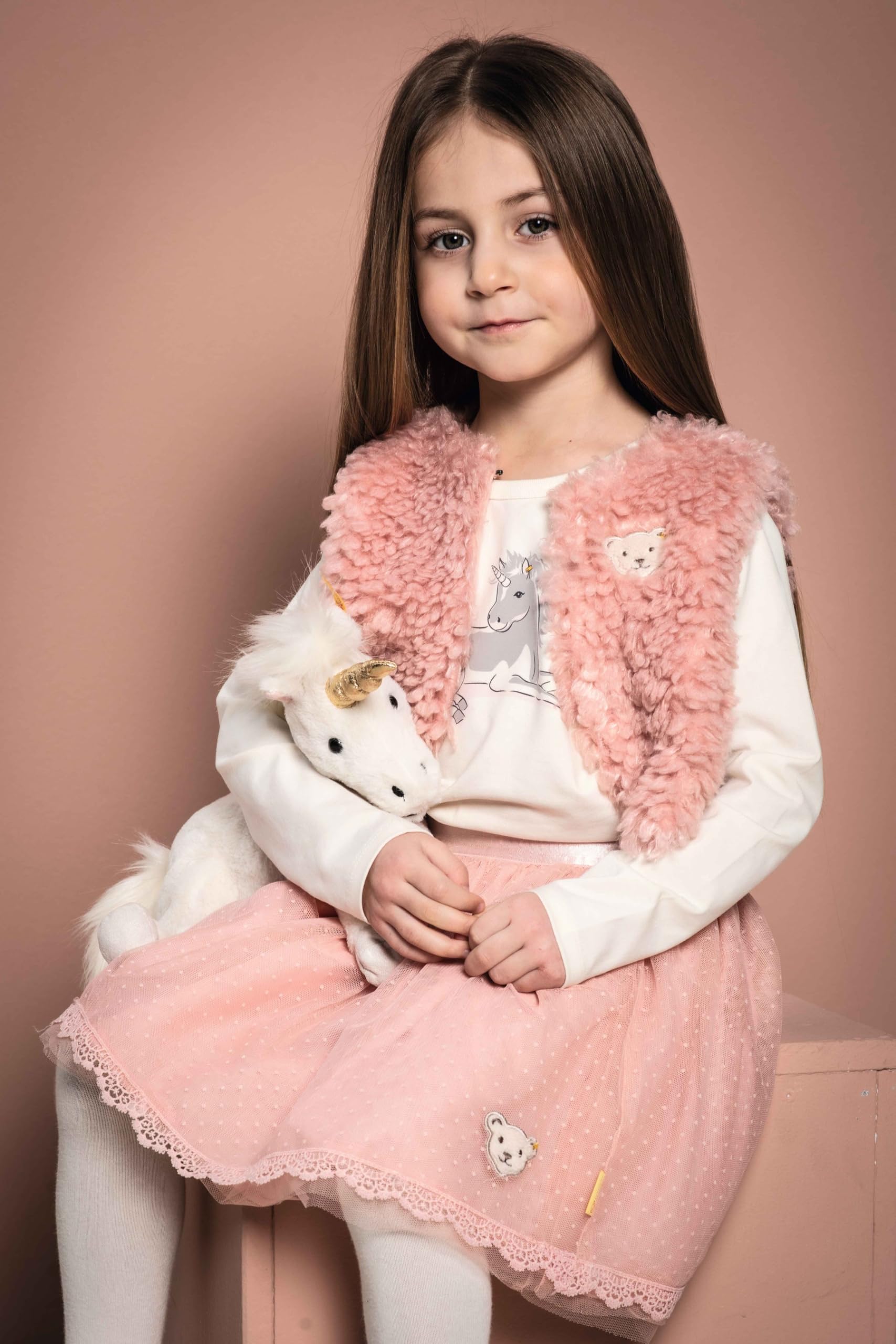 Steiff Handcrafted Since 1880 Premium Plush Dangling Stuffed Animal - 11" Unica Unicorn - Image 3