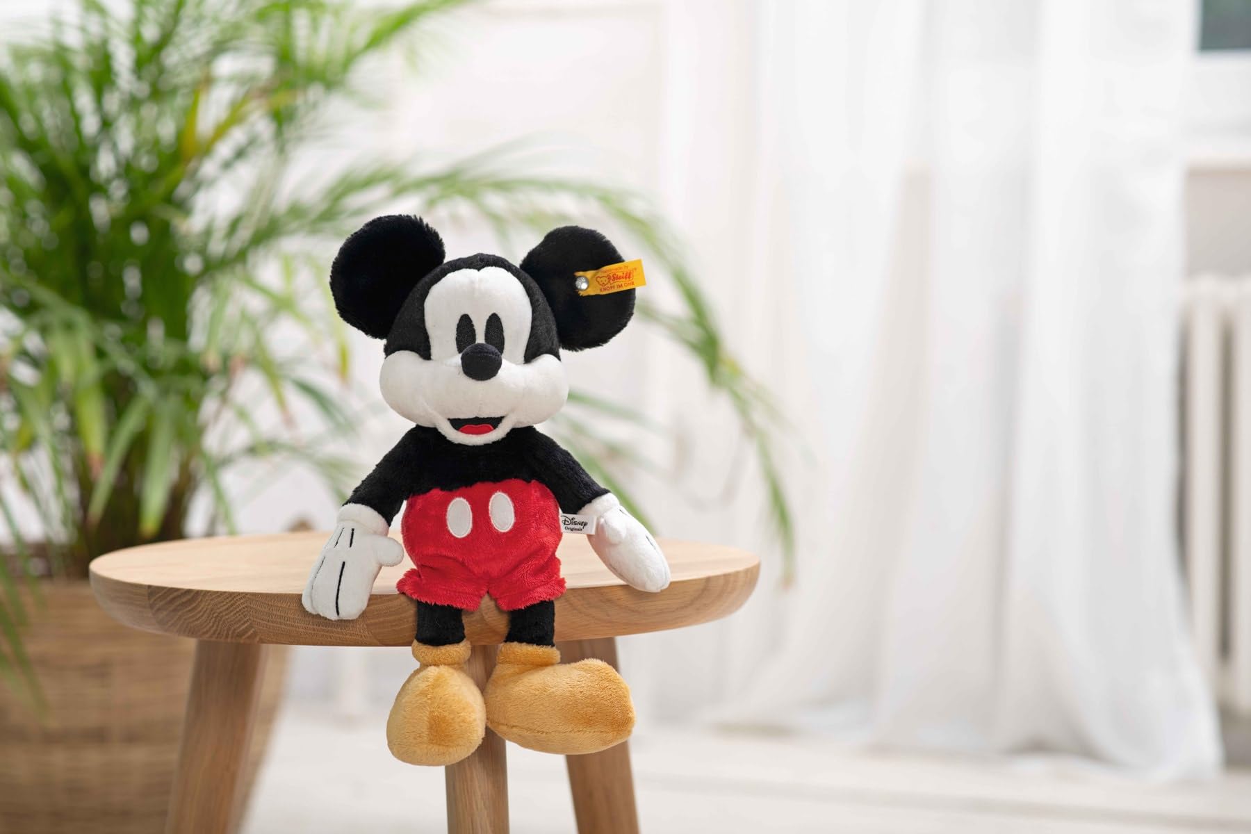 Steiff Handcrafted Since 1880 Premium Plush Disney Originals Mickey Mouse Stuffed Toy - 12" Mickey Mouse - Image 4