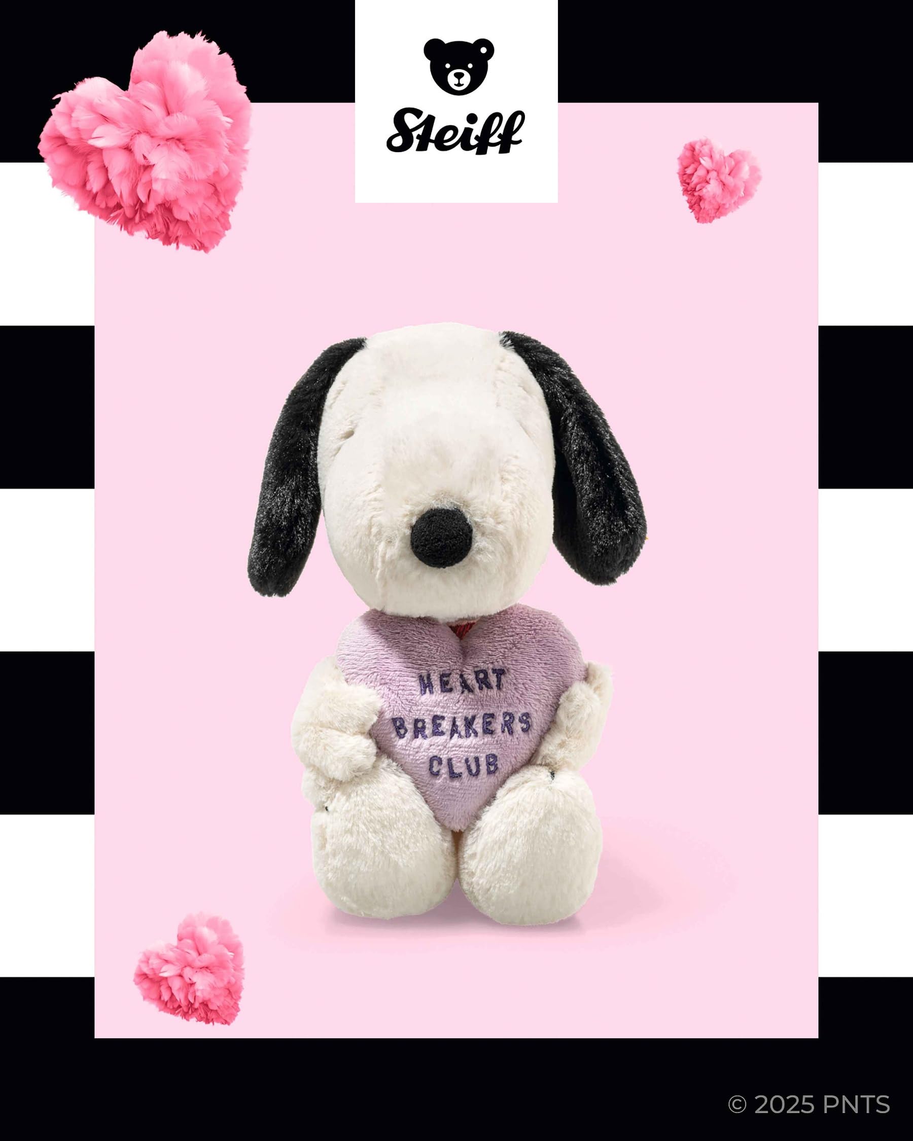 Steiff Handcrafted Since 1880 Premium Plush Officially Licensed Peanuts Gang - Snoopy & Friends - 9" Snoopy - Image 7