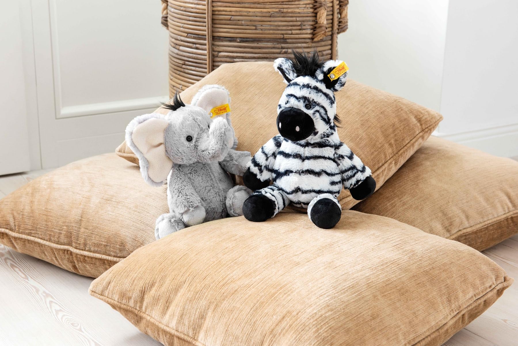 Steiff Handcrafted Since 1880 Premium Plush Wild Animals Stuffed Animal - 12" Zora Zebra - Image 3
