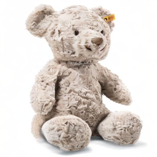 Steiff Honey Teddy Bear – Soft Cuddly Friends, Premium Plush Stuffed Animal Toy for Kids (Tan, 15") - Image 4