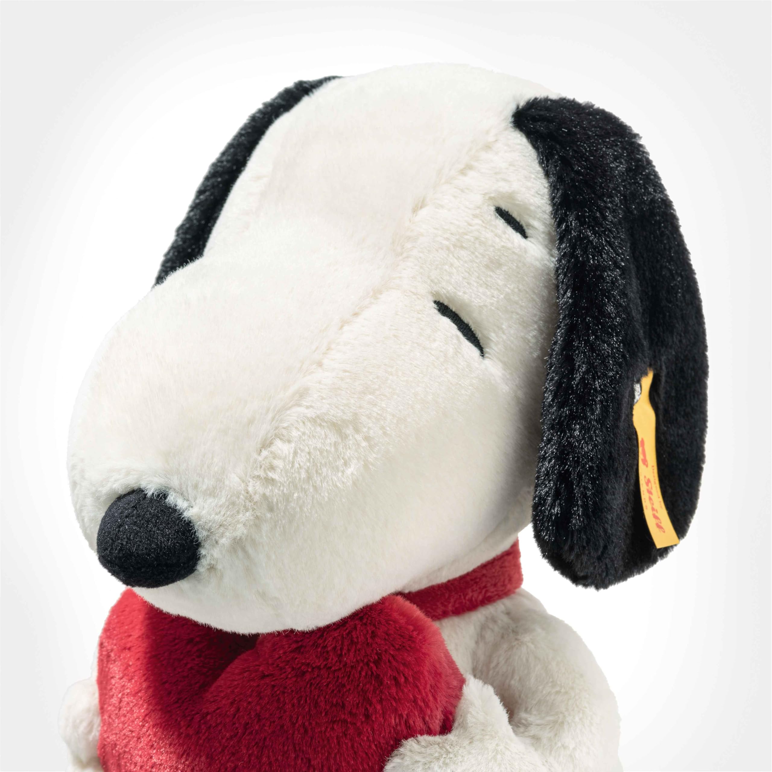 Steiff Snoopy Officially Licensed Love - Soft Plush Dog Toy Stuffed Animal Holding Red Heart Premium Peanuts Collectible, Snoopy, 12” - Image 4